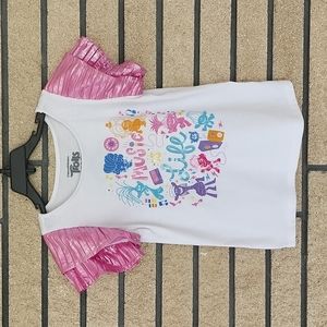Trolls Dreamworks Animation Girls Shirts Size 7/8